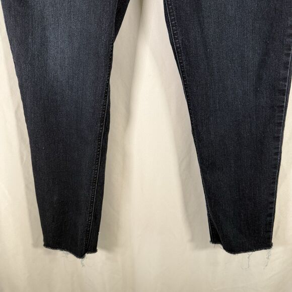 Democracy Ab Technology Jeans Women's 10 Dark Wash Blue Mid Rise Cotton Blend - Picture 3 of 13
